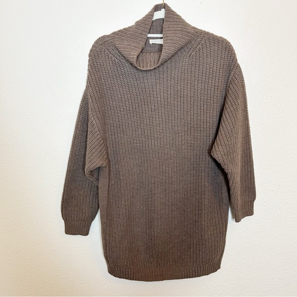 Poetry Sweaters - Poetry Soft Brown Cable Knit Sweater 4 Wool Organic Cotton Quiet Luxury
